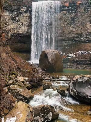 Hemlock Falls in Georgia on a cold winter morning. #naturelover #georgia #hemlockfalls #statepark #nature #cloudlandcanyon #waterfall #getoutside #roadtrip #winter #naturetherapy #fypシ #CapCut 