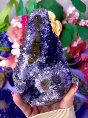 Have you ever wanted to hold an Amethyst in its raw form with Stalactite Eyes during meditation! Or just in general! NOW YOU CAN! Not only do I love looking at my crystals but I also love to use them! For those that are interested in doing that too I found these rich colored and glorious druzy Amethyst clusters with some stellar eyes that have been polished into palm size! Heart be still! 👏🏼🙌🏼🥳. We got some grape 🍇 jelly purples, champagne 🍾, and greens to choose from this limited collection!  Join us for a 3 Day MEGA EVENT   our 💝❤️ 𝐕𝐚𝐥𝐞𝐧𝐭𝐢𝐧𝐞’𝐬 𝐂𝐫𝐲𝐬𝐭𝐚𝐥 𝐋𝐨𝐯𝐞𝐫𝐬 ❤️💝themed story and live sales on Instagram @ourmotherscrystals - showcasing crystals that align with the heart chakra and that fit with a V-Day theme as well: like reds, pinks, dreamy pastels, hearts shapes and crystals that will make your heart flutter! Lots of crystal jewelry too if you need to buy for your crystal loving honey bunny 🐰 Mark your calendars! 📅 and set your reminders!  𝐒𝐭𝐨𝐫𝐲 𝐒𝐚𝐥𝐞✨ 𝐅𝐫𝐢𝐝𝐚𝐲, 𝐉𝐚𝐧𝐮𝐚𝐫𝐲 𝟐𝟒𝐭𝐡 𝐀𝐥𝐥 𝐃𝐚𝐲  𝐋𝐢𝐯𝐞 𝐒𝐚𝐥𝐞𝐬✨  𝐒𝐚𝐭𝐮𝐫𝐝𝐚𝐲, 𝐉𝐚𝐧𝐮𝐚𝐫𝐲 𝟐𝟓𝐭𝐡 𝟐:𝟎𝟎 𝐏𝐌 𝐄𝐒𝐓 𝐒𝐮𝐧𝐝𝐚𝐲, 𝐉𝐚𝐧𝐮𝐚𝐫𝐲 𝟐𝟔𝐭𝐡 𝟏𝟎:𝟎𝟎 𝐀𝐌 𝐄𝐒𝐓 ⁣⁣⁣⁣⁣⁣⁣⁣⁣⁣⁣⁣⁣⁣⁣⁣⁣⁣⁣⁣⁣⁣⁣⁣⁣⁣⁣⁣⁣⁣⁣⁣⁣⁣⁣⁣⁣⁣⁣⁣⁣⁣⁣⁣⁣⁣⁣⁣⁣⁣⁣⁣⁣⁣⁣⁣⁣⁣⁣⁣⁣⁣⁣⁣⁣🌳And as always we will have 𝙊𝙣𝙚 𝙏𝙧𝙚𝙚 𝙋𝙡𝙖𝙣𝙩𝙚𝙙 in your honor with every purchase! ⁣⁣⁣⁣⁣⁣⁣⁣⁣⁣⁣⁣⁣⁣⁣⁣⁣⁣⁣⁣⁣⁣⁣⁣⁣⁣⁣⁣⁣⁣⁣⁣⁣⁣⁣⁣⁣⁣⁣⁣⁣⁣⁣⁣⁣⁣⁣⁣⁣⁣⁣⁣⁣⁣⁣⁣⁣⁣⁣⁣⁣⁣⁣⁣⁣⁣⁣⁣⁣⁣⁣⁣⁣⁣⁣⁣⁣⁣⁣ Blessings and Love - Dana 💎 🧚🏻✨🌸💎🧚🏻✨ #ourmotherscrystals #crystals #amethysteye #grapejellyamethyst #amethystpalmstone #collectiblecrystal #crystalenergy #amethystcluster #crystalcollection #rawcrystals #polishedcrystals #crystalshop #crystalshealing #crystalshopping #crystalsale #purplecrystal #highqualitycrystals #crystalcollector #crystalsforbeginners #crystalmagic #ilovecrystals #uniquecrystals #prettycrystals #druzycrystal #heartchakrahealing #valentinesgifts #valentinsday