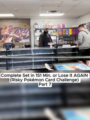 Complete NEW Set in 2 Days or Lose Them All (RISKY Pokémon Card CHALLENGE) Part 7 #pokemon #pokemoncards #openingpokemonpacks 