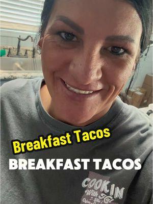 Breakfast Tacos on this snowed in morning in South Louisiana! #cajunlady #southlouisiana #snowstorm #louisiana #breakfasttacos 