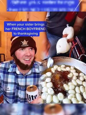 The classic 🇺🇸 vs. 🇫🇷 thanksgiving argument with your sisters boyfriend #sketchcomedy #thanksgiving #worldcup #sistersboyfriend #snl #foryou #viral #fyp #skit #pov #foryoupage 