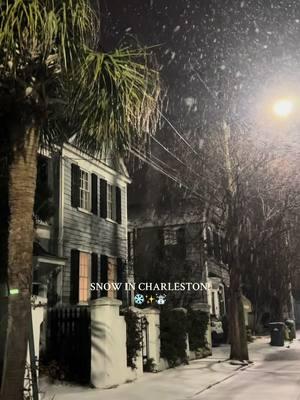 SNOW IN CHS!! #thecharlestondiaries #charleston #charlestonsc #charlestonsouthcarolina #snow #snowstorm #charlestonsnow #snowday #charlestonlife #lifeincharleston #downtowncharleston 