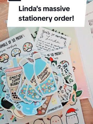 Revisiting this wild stationeey order from Linda last year! Wow! #stickers #stationery #stickynotes #onthisday 