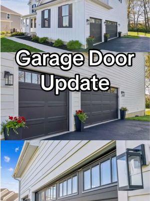 Did you hear the difference?!? 🤯 Here’s 9 month review of our @Clopay Garage Doors #ad  Not only do they add so much curb appeal to our home but they are energy efficient and SO MUCH quieter! We have the Bridgeport Steel in Black Lustra finish which has a 2 inch foam insulation between two steel panels. Did you listen to the before & after? Also, We have experienced our garage maintaining between 10-20 degrees warmer in the winter and cooler in the summer (Yes, even with the black😎)  Right now you can save on your own custom garage doors with their Winter Rebate Event through February,28th.  Follow @modernfarmhouse_ohio for more ways we upgrade and customize our builder grade home!   #clopaygaragedoors #beforeandafter #homeupgrades #curbappeal #customgaragedoors #blackgaragedoors #buildergradeupgrade #buildergradetobeautiful #buildergradetocustommade #winterrebate