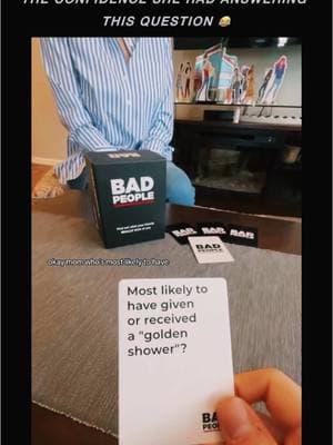 Mom, that’s not what you think it means.  #partygames #games #badpeople #reels  🎥 itstherosenthals 👈 Follow them #Fun #Family #Mom #cards #cardsofinstagram #partygames #primeday #primedaydeals #paris #gamestiktok #TikTokShop 