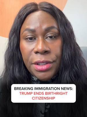 BREAKING IMMIGRATION NEWS - 🚨 Donald Trump has just signed an executive order ending birthright citizenship. This is what it means. Contact us to help with your case today: ☎️ 973-993-1900 📩 support@odunlamilaw.com 🌏 www.odunlamilaw.com 📍 14 Ridgedale Avenue, Suite 209, Cedar Knolls, NJ 07927 ____ [Immigration lawyer. Serving clients in all 50 states. Specializing in: VAWA, U-Visa’s, T-Visa’s, SIJS, Waivers, Naturalization Processes] Disclaimer: attorney advertising, results may vary. Beware of Scammers: This is the only official account of Odunlami Law, and we will never request funds in any form. #odunlamilawfirm #immigrationlawyer #immigrationlaw #immigration #vawaattorney #greencard #vawalawyer #usimmigration #immigrationattorney #vawa #visa #usvisa #immigrationconsultant #greencardusa #familylawyer #SIJS #USimmigration #USImmigrationOption #ImmigrationConsequences #StatusAdjustment #USImmigrationNews #newjerseylawyer #greencards #breakingnews