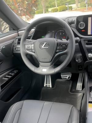 Black NuLuxe interior on the Lexus ES 300h F SPORT Handling💥 #lexus #lexues #lexuses300 #lexusofmemphis #fsport