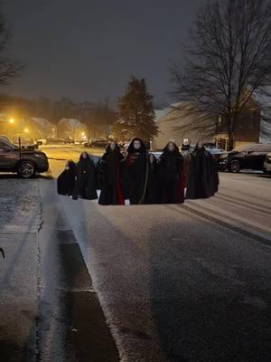 They're coming #hoa #volturi #twillight #snow 