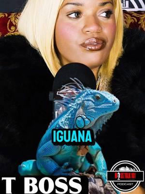 T Boss said she felt like she was gonna d*e after getting bit by her iguana. #podcast #bosstalk101 #fyp #interview #bosstalk #boss #conversation #boss #conversation #music #letstalk #iguana #beardeddragon #pets #reptile