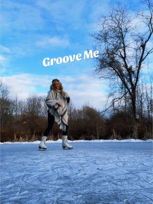 Let’s Groove! ❄️⛸️❄️ My little winter ice wonderland is buried in about 8 inches of snow right now. It rained heavily before it turned to snow so it’s not skateable now. I got some fun dances in while it was nice! Ice skating outdoors sure brings back such nice childhood memories! Right now we are in a deep freeze! It’s only 18 degrees out today! Happy Groovy Wednesday! #IceSkating#skatedance#groovy #grooveme #over50