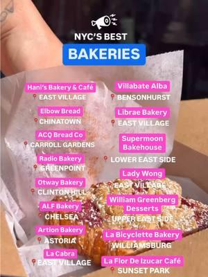 nyc has a lot of good bakeries—but these 16 are the best.  get to know each of them at our link in bio. #nycbakeries #infatuationnyc