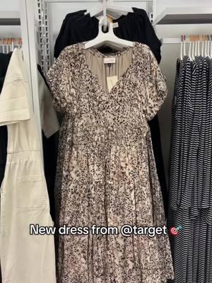 New dress from @target 🎯 This dress is a new arrival and it's beautiful! Fits nicely and it's perfect to dress up or down.  Click the in my bio to shop my LTK @gloria_ruppert@shop.Itk #size6fashion #sharemytargetstyle #outfitideasforyou #targetmusthaves #latinacontentcreator #targetlooks #targetoutfit #targetdresscollection  #targetstyles