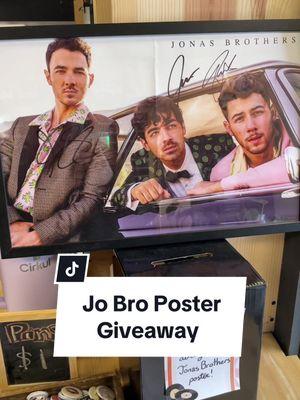 anyway on our website you can find more info about this here giveaway and also the community tab will tell you all the places you can hang out with us #indieearth #indierecordstore #jonasbrothers #year3000 #autographed #giveaway 