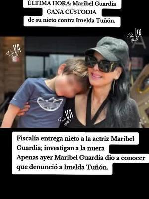 Fiscalía entrega nieto a la actriz Maribel Guardia; investigan a la nuera Apenas ayer Maribel Guardia dio a conocer que denunció a Imelda Tuñón.#maribelguardia #imeldatuñon #maribelvsimelda #imeldastaunton 