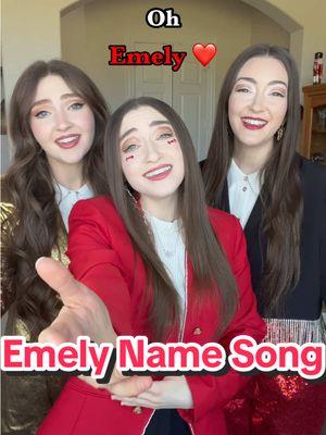 Replying to @that_girl123798 What name should we sing next? This is for every Emely or Emily ❤️🎶 #Emely #SingingYourName #K3SistersBand #K3SB #Emily #SingingSisters #Singing #Harmony 