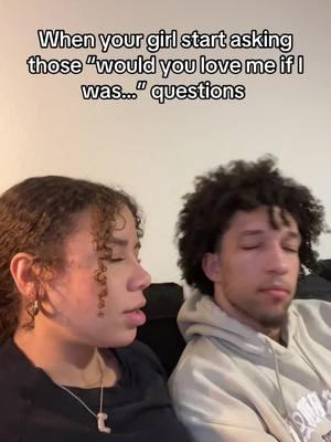 “Would you love me if I was a dolphin?”😭😭😭 #jazande #couplecomedy #trend #fypage #funnytiktok #relatable 