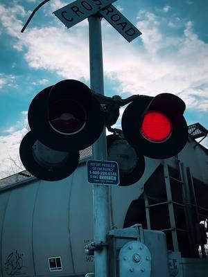 Rail  crossing #creatorsearchinsights #railroad #usarailways #CapCut #viralvideo #train 