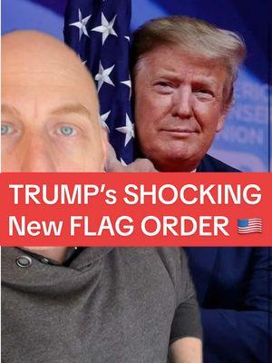 President Trump Issues New FLAG Order! 🇺🇸 #trump #politicstiktok #politicaltiktoker #donaldtrump #politicaltiktok 