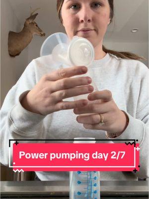 Day 2/7 POWER PUMP  Wow my slacker said NOT TODAY 🤣🥲  #powerpump #spectrapump #powerpumping #pourmypump #pourandpump #pumpandpour #momlife #pumpingmom #breastfeeding #pumpingmama #hospitalgradepump #breastpump #breastfeedingmom #youngmom #newmom 