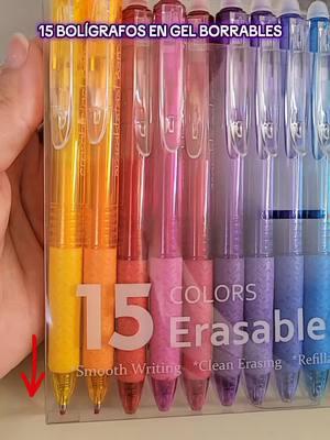 BOLIGRAFOS EN GEL BORRABLES! #erasablepen #gelpen #gelpens #boligrafos #boligrafosborrables #lapiceros #lapizborrable 