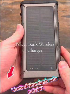 #bestportablecharger #portablepowerbank #powerbankcharger #solarcharger #solarpowerbank #solarpower #portablecharger #portablepower #wirelesscharger #powerbank #iphonecharger #TikTokShop #tiktokshopfinds #tiktokshopholi