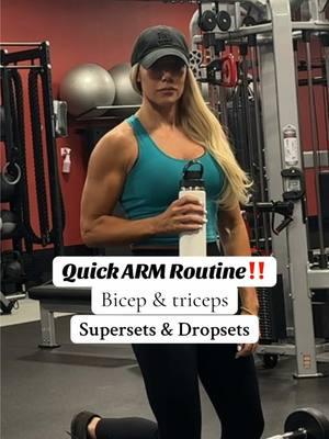 Quick BUT efficient AF‼️ If you are short on time like I was add some supersets and dropsets‼️😊💪 #arm #armday #armdayworkout #biceps #triceps #tricepsworkout #bicepcurl #curls #superset #dropset #dumbbells #cableworkout #GymTok #FitTok #workoutsforwomen #over40 #fitover40 #fitnessover40 #onlinefitnesscoach #fyppppppppppppppp 