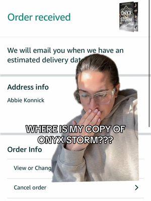 Huh????? What????? Is anybody else struggling with their pre-order of Onyx Storm?? #onyxstorm #rebeccayarros #greenscreen #preorderonyxstorm #amazon #BookTok #bookish #fantasybook #newreleasebook #onyxstormcountdown #fourthwing 