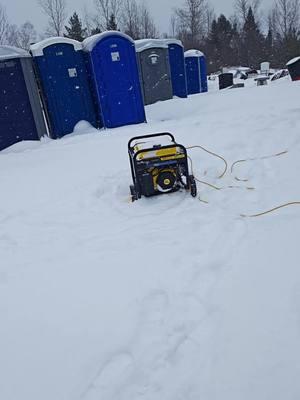 13f a heat wave. 2025 22 January. no cold start. #lesnesmengarage #snowplow #snow #lifebelowzero #puremichigan #septiclife 