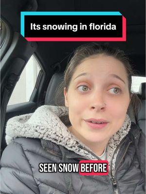 Frozen water isn’t all that. ❄️ #nosnowdayforme #floridian #toocoldoutside #snowinflorida 