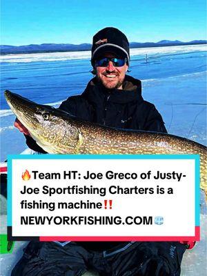 🔥Team HT: Joe Greco of Justy-Joe Sportfishing Charters is a fishing machine‼️ NEWYORKFISHING.COM🧊🎣 🧊🐟🎣 ##htenterprises##icefishing##htent##htice##icefish##fishing##ice##hardwater##ht##fishin##teamht##letsgofishing##fishin##fishon 