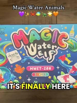 I can’t wait to make these with the kids!! 😍✨🐢🌟🦀🐬 #magicwaterelf #magicwater #kidsartsandcrafts #kidsactivity #kidstoy #kidscrafts #watertoys #TikTokShopCreatorPicks #ttsdelightnow #ttslevelup #GiftGuide #lovelanguage #seasonalgems #kidsgiftideas 