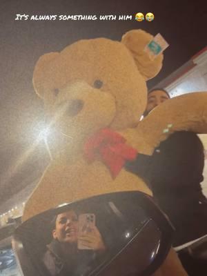 He always gotta do his big one 😂😂 #shoprite #shopritefinds #giantteddybear #babe #boyfriend #funn #fyp #foryoupage 