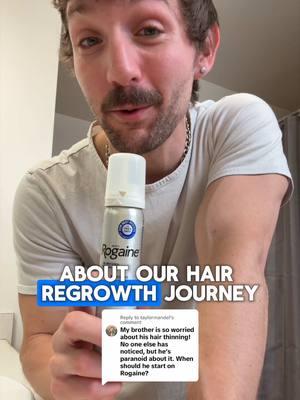 #Ad Q&A about our @Rogaine hair regrowth journey. #rogaine_partner Visit Rogaine.com to get started today!