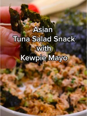 Fresh, flavorful, and packed with protein! 🥗 Recipe credit: @saltNpiipa  #kewpiemayo #tunasalad #asianrecipe #quickmeal