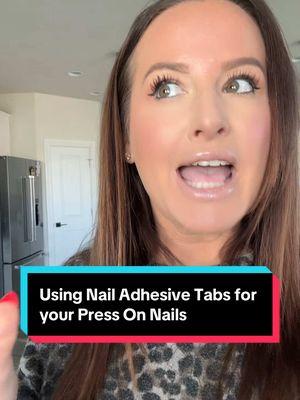 Replying to @Laura WORKS LIKE A CHAMP! I always say you should have a package of nail adhesive tabs in your nail kit at all times in cases where you have pop offs, but you’re not ready to remove the entire set just yet. They can be used for so many reasons, including a shorter wear time or if you’re somebody with a flat nail bed the tabs can be used as a builder so that the press on can get a better grip! Make sure you follow me for all of my press on nail tips and tricks!  And head to the link in my profile where you can join my nail group!💅🏼 #glueonnails #longlastingpressonnails #pressonnailsarebetter #luxurypressonnails #bestpressonnails #pressonnails 