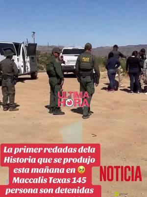 La redada más grande dela historia en maccalis Texas por la patrulla fronteriza de emigración #noticiaviral #noticia #emigrarausa #texa #patrullafronteriza 