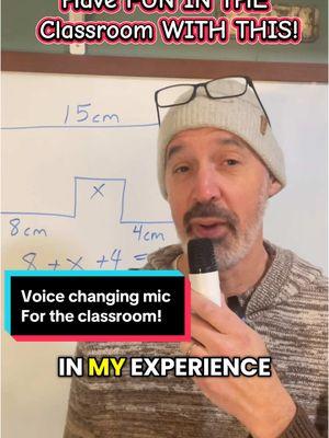 Want to have fun in the classroom this winter? Use this voice changing microphone and laugh. All classrooms can’t benefit from greater student engagement and more enjoyment. #elementarymath #classroom #karaoke #coolteacher #elementaryschool #microphones 