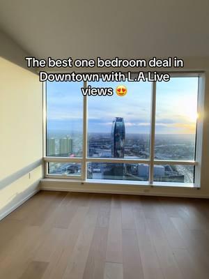 😮‍💨 Do views get any better than this?  #dtla #apartment #losangelesapartment #apartmenttherapy 