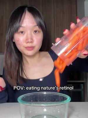 Don’t mind me if i turn orange 🥕🧡 #acne #hormonalacne #hormonalimbalance #carrotsalad #retinol #Recipe #clearskin 