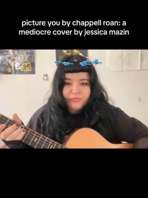 normalize posting things that arent perfect and having fun. normalize fun. normalize joy. normalize being bad at vocal flips. ib: @clara <3 #chappellroan #pictureyou #cover #vocalflips #singing #guitar #fyp