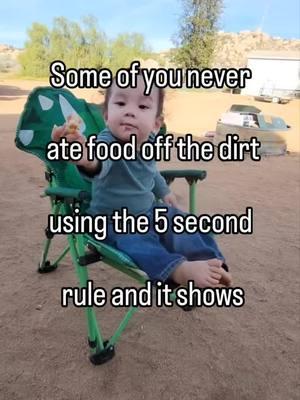 5 second rule for the win, always! Do you have any dirt quotes you remember as a kid? I remember everyone in elementary saying, "God made dirt and dirt don't hurt" 😄❤️ #outdoorkids #cutebaby #farmkids #campinglife #rvlife #camperlife #nomads #godmadedirtanddirtdonthurt #rubsomedirtonit #dirtroad #dirtroads #farmbaby #homemaker #momod4 #sahm