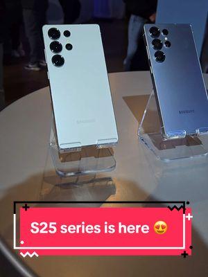 The Galaxy S25 series just got announced and I was lucky enough to get invited to #SamsungUnpacked so give you guys an early look. Stay tuned for LOTS more content. #s25 #s25plus #s25ultra #galaxys25 #galaxys25plus #galaxys25ultra #techtok #technology #samsung 