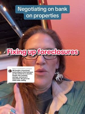 Replying to @jenine033 Foreclosures can be a great deal—but patience is key. 🏡 Banks usually won’t budge on price until a property has been listed for six months. After that, negotiations open up! Most of my personal homes have been foreclosures, and I’ve fixed them up from rough conditions. The home I live in now wasn’t even livable when I bought it—two types of roofs, mold in the master ceiling, rotten subfloor, mouse shit everywhere and so much more. 🛠️ It needed everything. Who else has taken on a foreclosure remodel? Let’s swap stories! 👇 #ForeclosureHomes #HomeRenovation #PatiencePaysOff #RealEstateTips #FixerUpperLife #HomeSellingTips #RealEstateTips #alishacollins #realestatebestie #casperwyomingrealestate #casperwyoming 