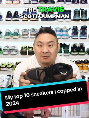 Top 10 Sneaker I copped in 2024 (not including my comfy sneakers!) What was your favorite pickup of 2024? Full video on youtube.com/heskicks #SneakerCulture #TopSneakers2023 #TravisScott #Nike #Sneakerheads #Adidas #Kith #Collaboration #NewBalance #Kicks