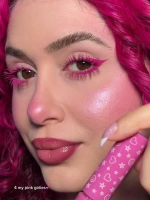 Replying to @theprincessdiariez_ what do we think👀💖✨ she's a bit of a moment but also i feel bald without black eyelashes😭 - - 🩷 @ColourPop Cosmetics bff mascara in pink inc #pinkmascara pink mascara, pink aesthetic, monochrome makeup look #colourpopme