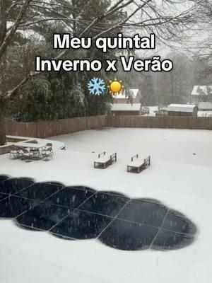 Que saudadeeeeee frio de -10 hoje 🥶❄️ você é team verão ou team inverno 😂 #veraonoseua #brasileirospelomundo #brasileirosnoseua #invernonoseua 