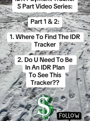 IDR Payment Tracker 5 Part Video Series - Part 1 & 2 #studentloans #studentloandebt #studentloanforgiveness #studentloan #idrplan #accountadjustment #idrwaiver #saveidr #saveidrplan #usdeptofeducation 