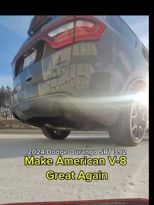 Make American V8 Great Again #dodge #dodgedurango #dodgedurangosrt #v8 #exhaustsound 