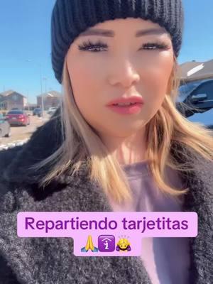 Repartiendo tarjetitas 🙏🛐🙇‍♀️#parati #Dios #tarjetas #buenosresultados #bussiness #videoviral #bussiness #texas #sueñoscumplidos #usa🇺🇸 #mexico🇲🇽 #california #bussinessowner #lovetiktok #deep #texas #emprendiendo #repartiendo 