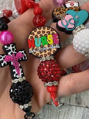 Order now 🔗 in bio  #nurse #healthcare #badgereel #cna #doctor #myprettyposhprincess #siliconebeads #beadsupplies 